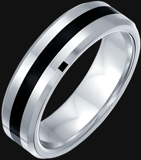 DL Silver-Black Ring