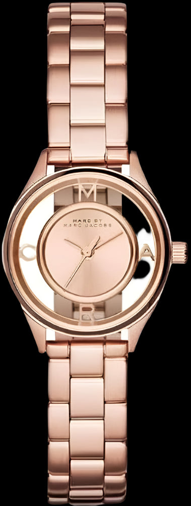 DL Marc Jacobs Women's Rose Gold Dial Stainless Steel Band Watch - MBM3417