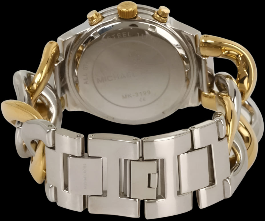 DL Michael Kors Women's Runway Stainless-Steel Quartz Watch