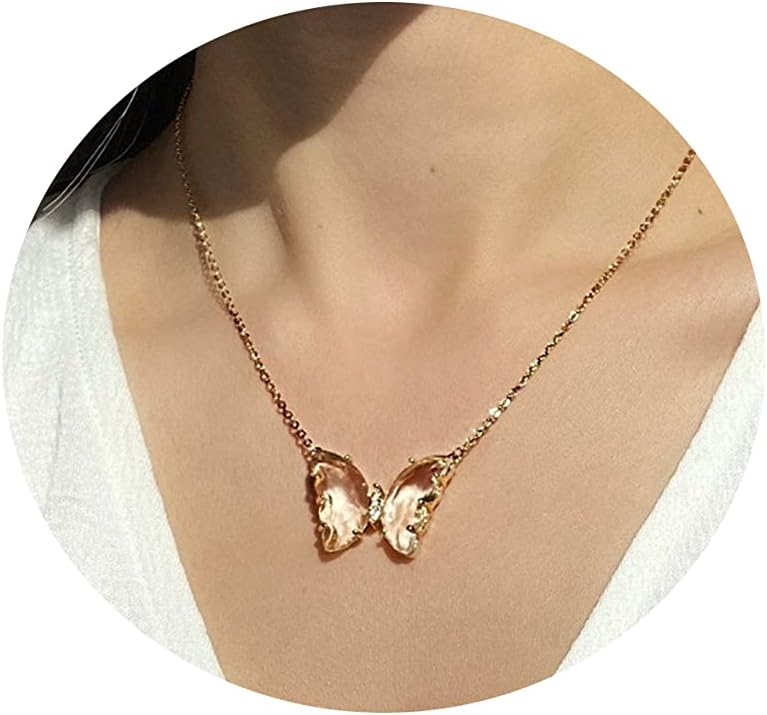 DL  Butterfly Necklace for Women