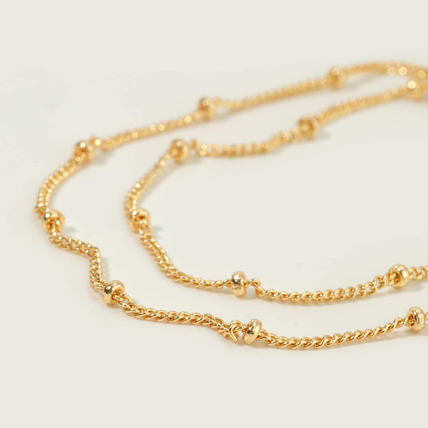 14K Gold Plated Dainty Chain Simple Jewelry Cute Minimalist