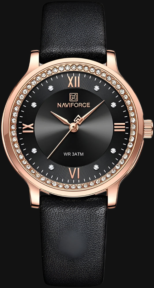 DL Naviforce Fashion  Leather Women's Watch