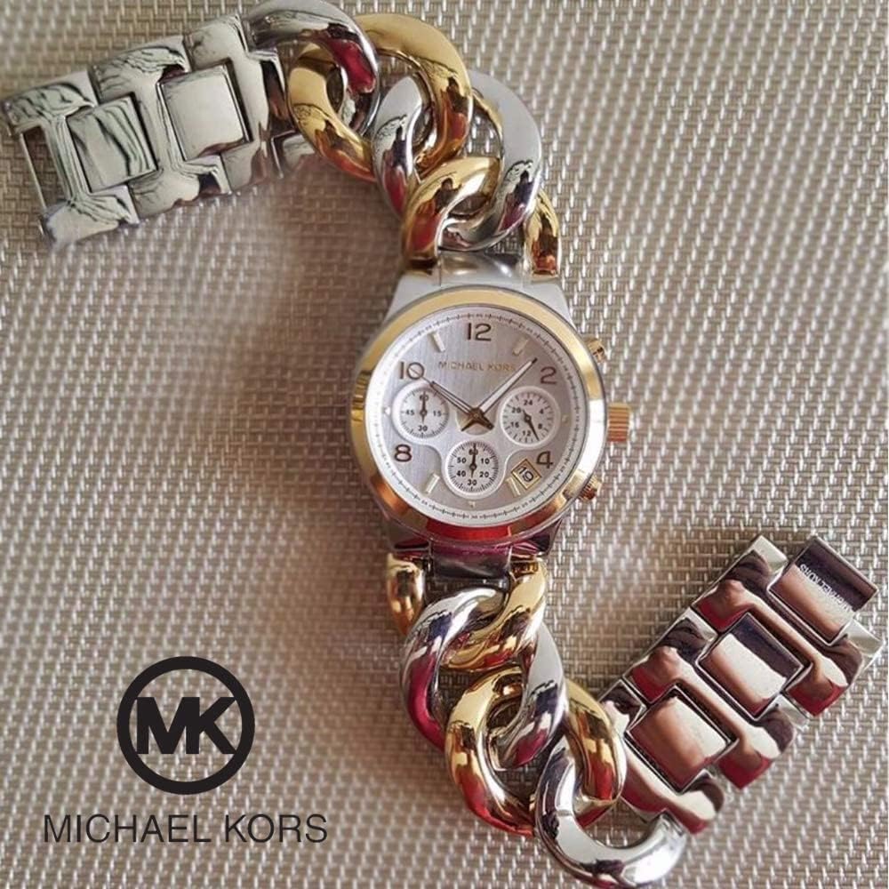 DL Michael Kors Women's Runway Stainless-Steel Quartz Watch