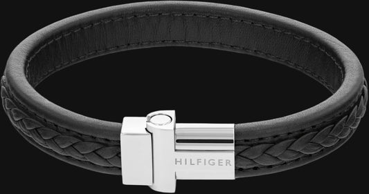 DL TOMMY HILFIGER MAGNETIC LEATHER BRACELET