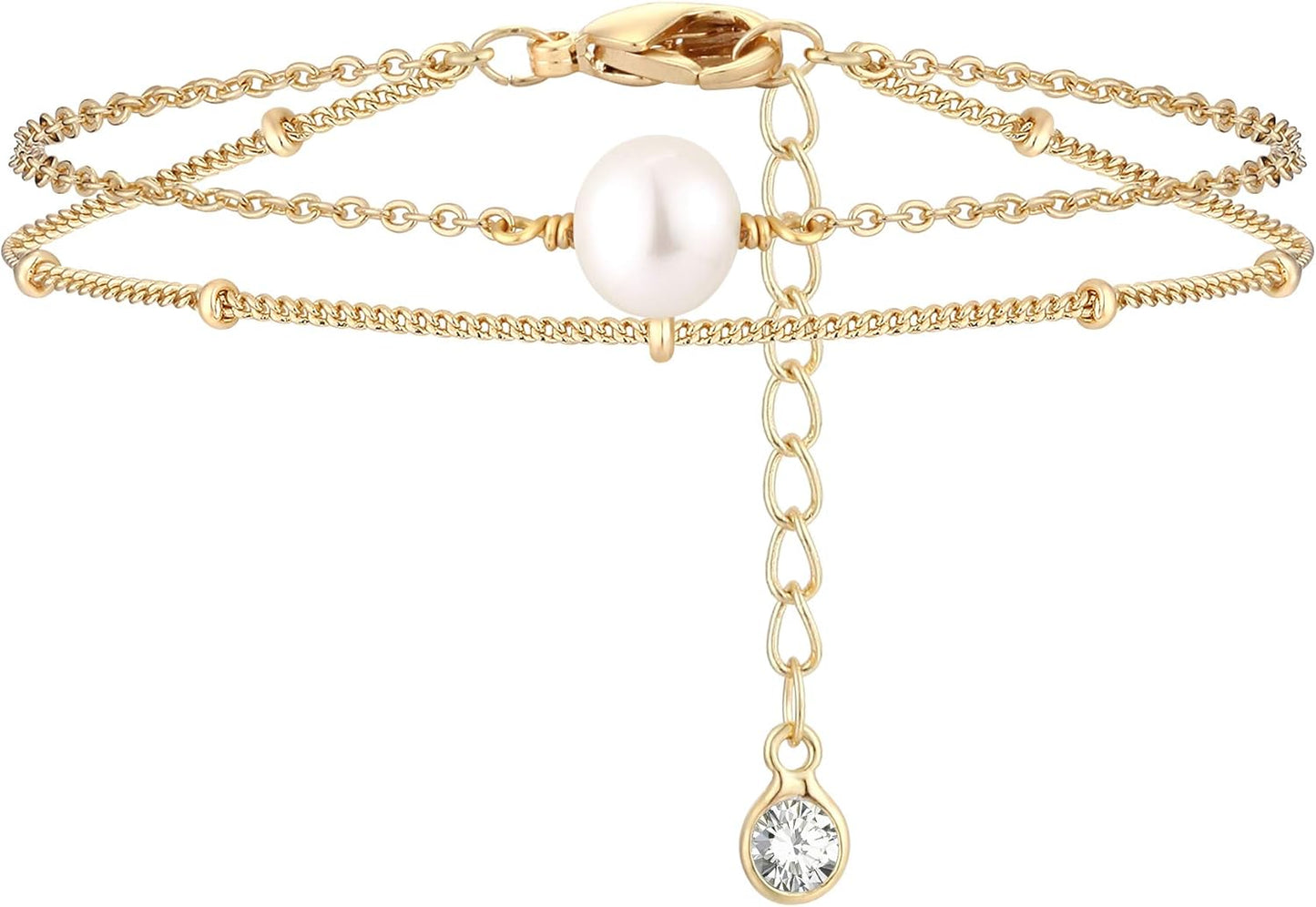 Gold Plated Dainty Chain Simple Bracelet