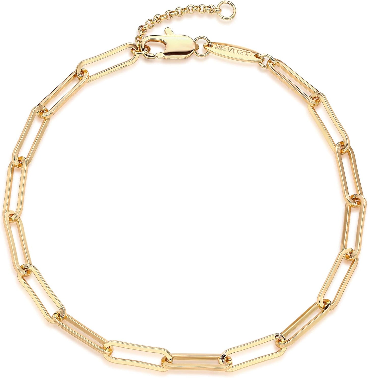 Gold Plated Dainty Chain Simple Bracelet