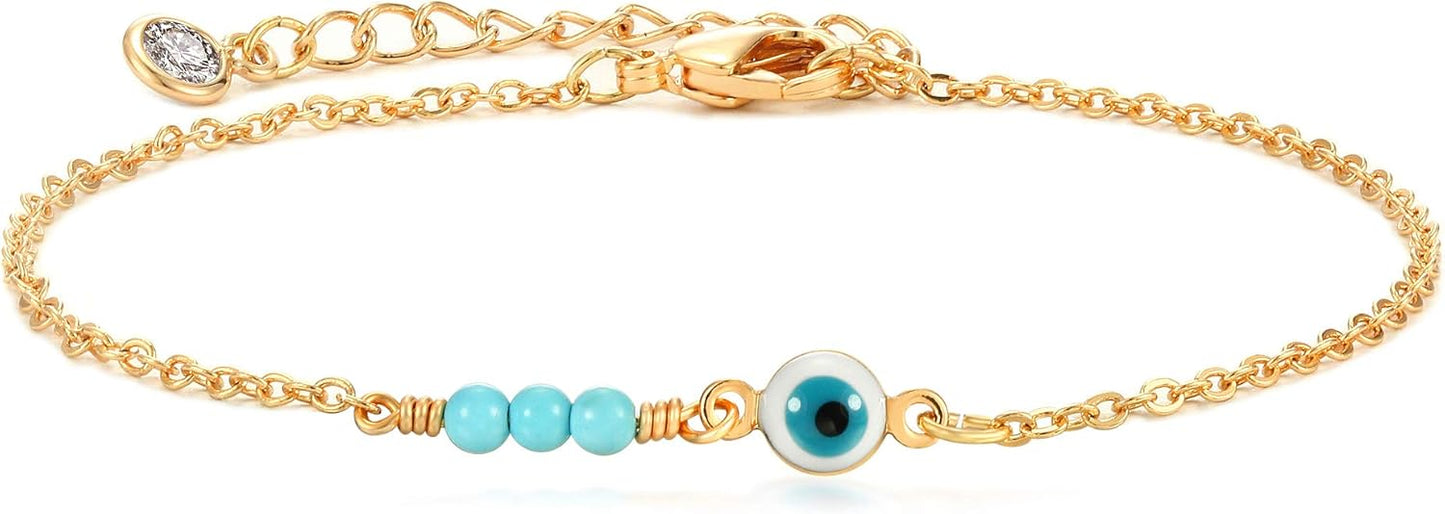 Gold Plated Dainty Chain Simple Bracelet