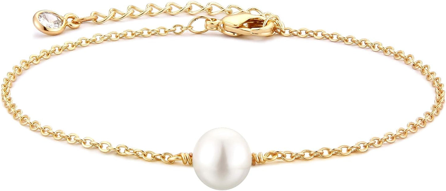 Gold Plated Dainty Chain Simple Bracelet