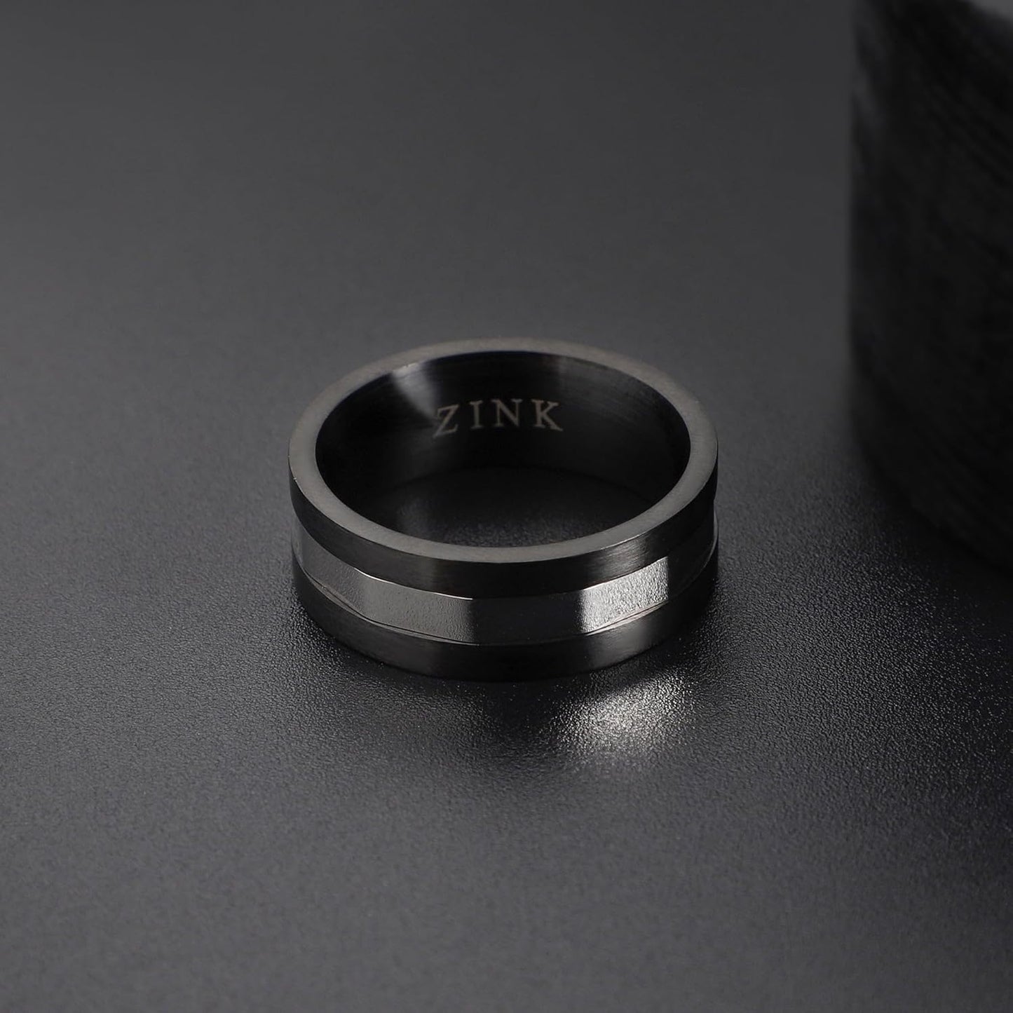 DL Men's Black Ring ZINK