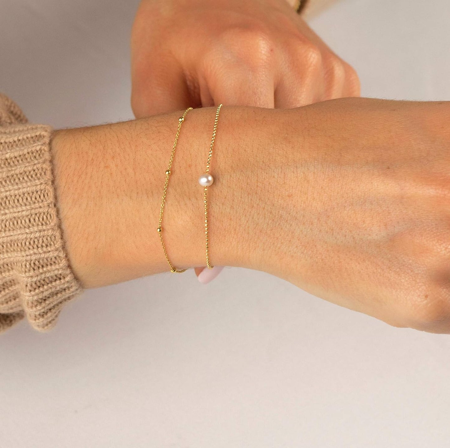 14K Gold Plated Dainty Chain Simple Jewelry Cute Minimalist