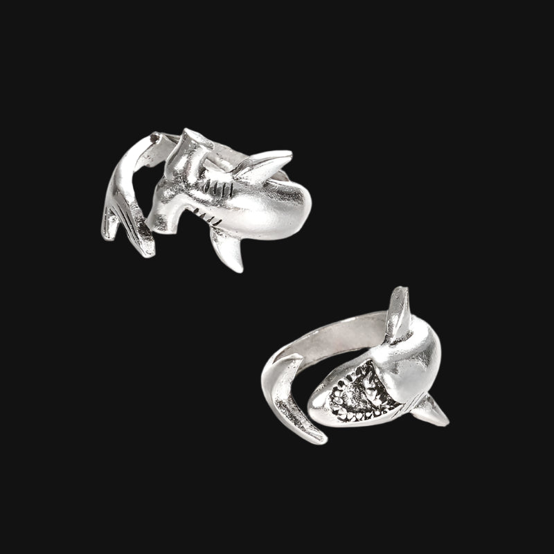 DL White Shark  Adjustable Opening Metal Ring