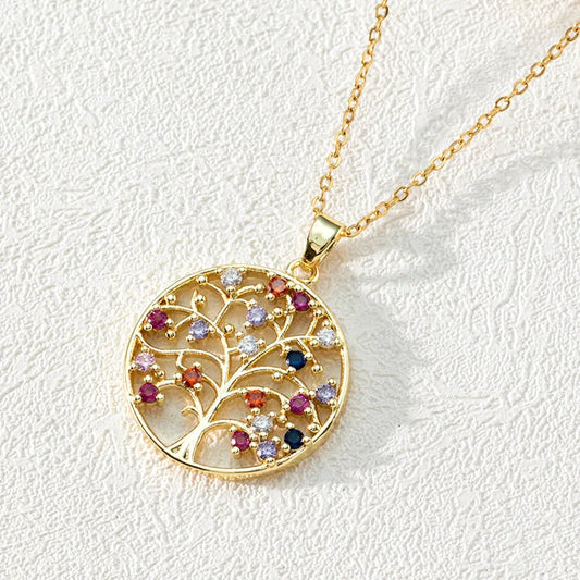 DL Life Tree Family Necklace For Women