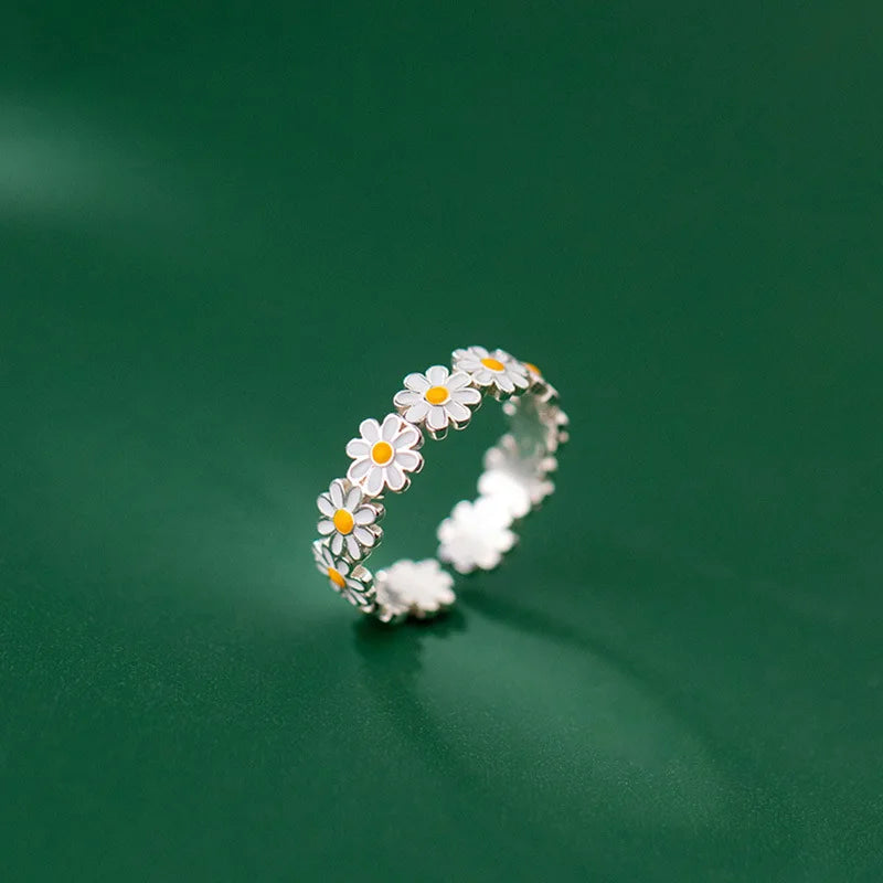 DL Daisy Adjustable Sunflower Ring