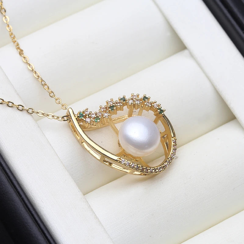 DL Freshwater Pearl Necklaces For Woman