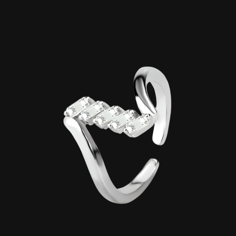 DL Zircon Adjustable Simplicity Fashion Exquisite Ring