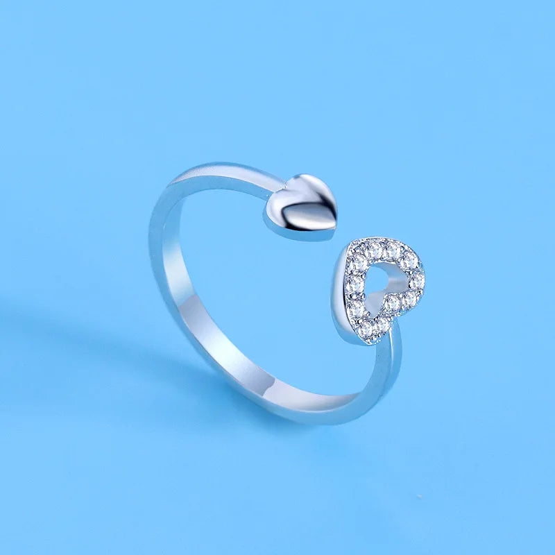 DL Zircon Adjustable Simplicity Fashion Exquisite Ring