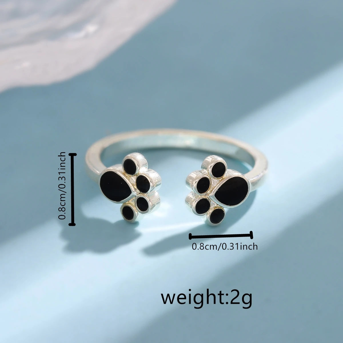 DL Cat Claw Female Exquisite Opening Rings For Women