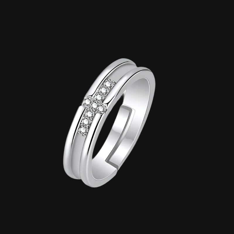 DL Zircon Adjustable Simplicity Fashion Exquisite Ring