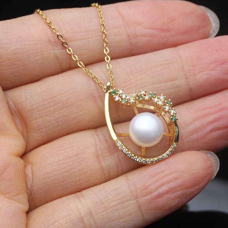 DL Freshwater Pearl Necklaces For Woman