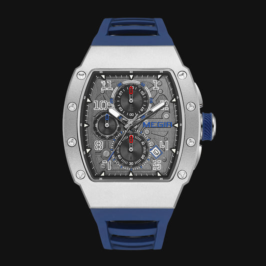 DL MEGIR Blue Luxury Sport Watch