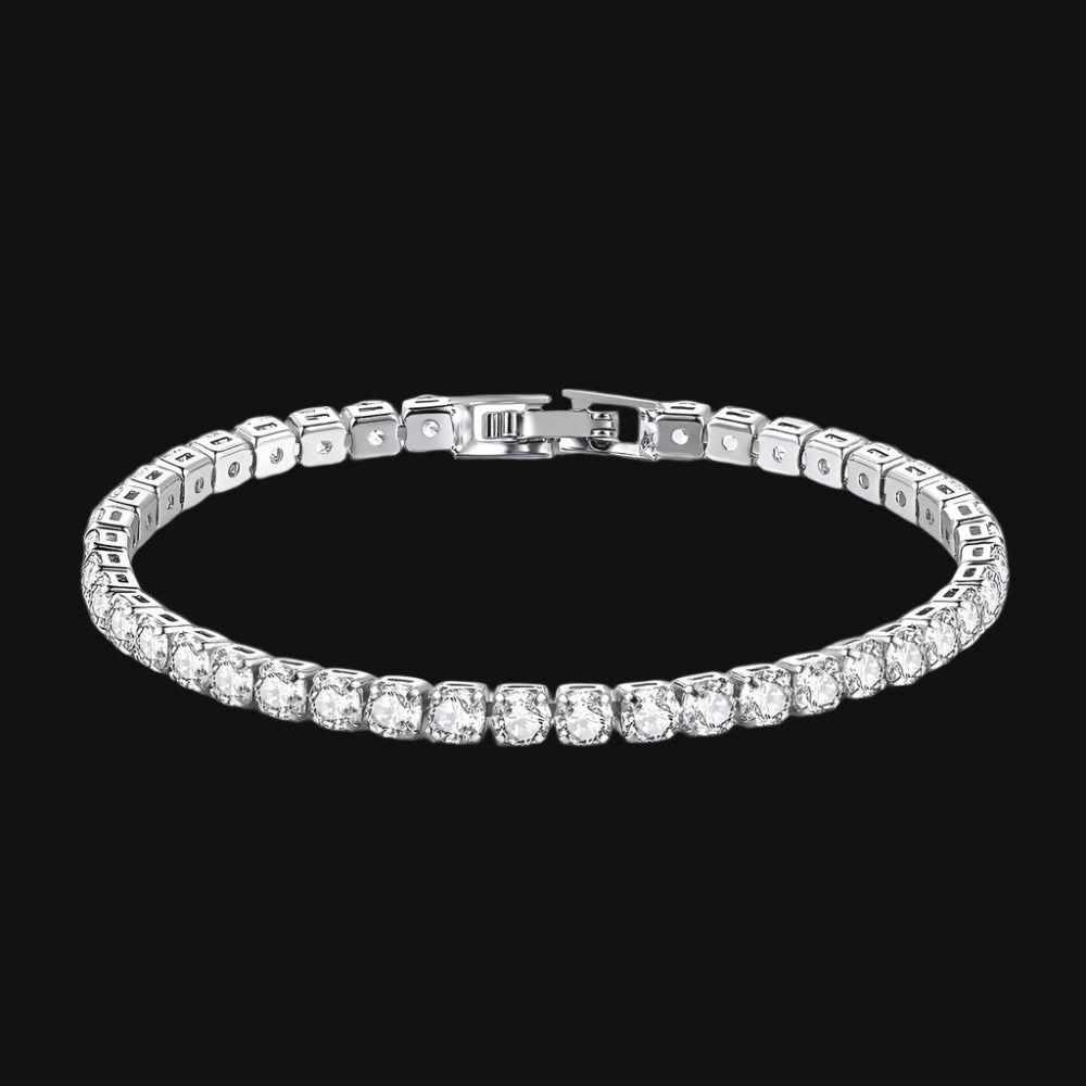 DL Silver Zirconia Bracelet