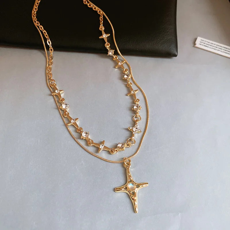 DL Diamond Star Necklace