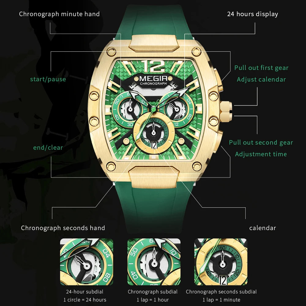 MEGIR Chronograph Men's Watches Exclusive Edition