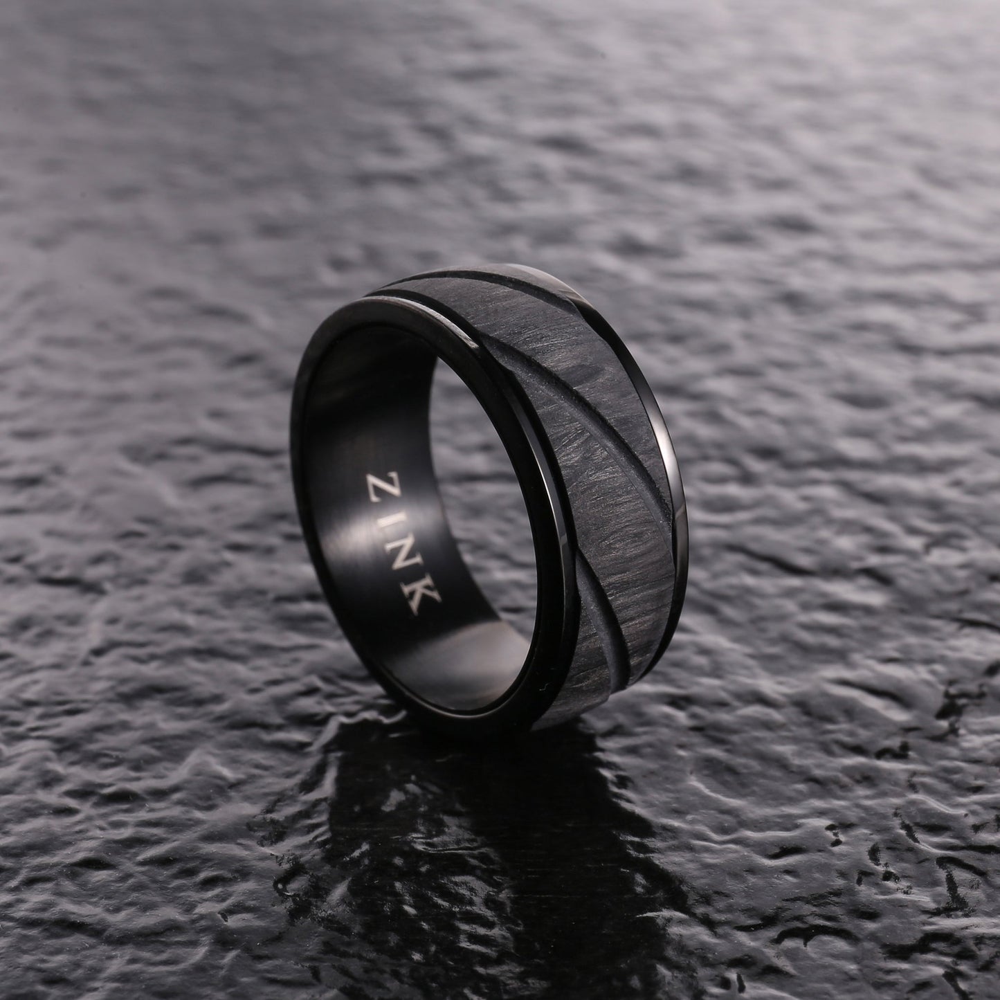 DL ZINK Men's Rings