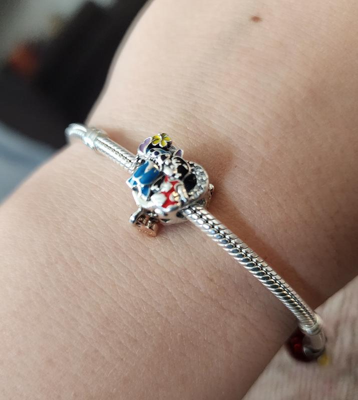 Pandora Moments Disney Ohana Lilo & Stitch Inspired Charm  Bracelet