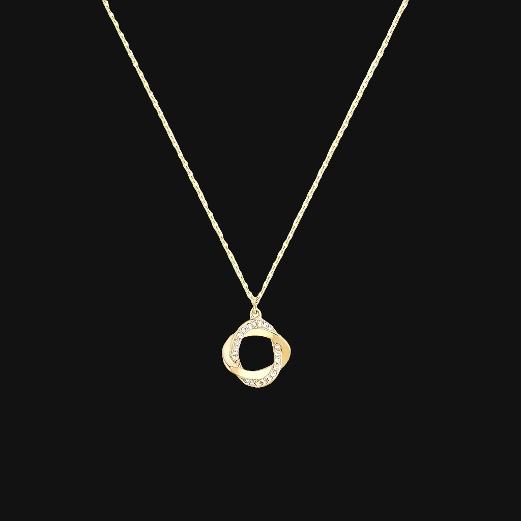 DL Sterling Silver Chain  Gold Plated Necklace