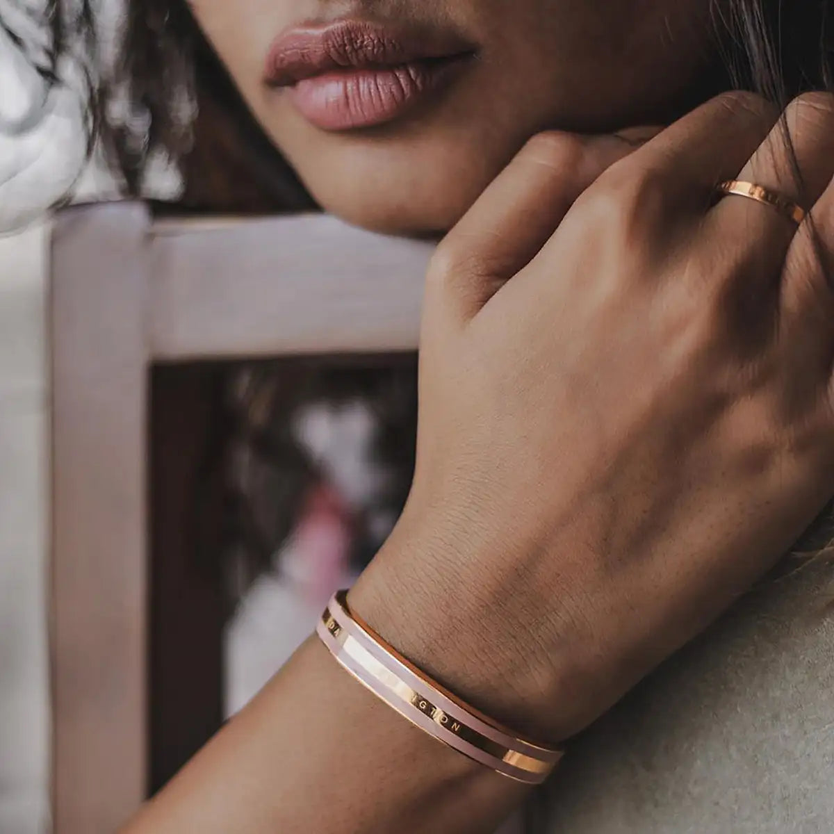 DL Emalie Bracelet Dusty Rose